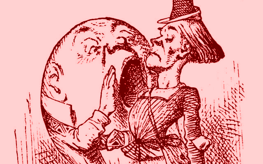 humpty dumpty yelling at some dude
